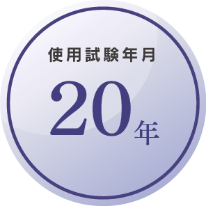 使用試験年月日20年